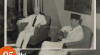 Foto Presiden Sukarno berbincang dengan Pimpinan Misi Technical Assistance PBB, Mr Rosenberg, di Isatana Merdeka, 5 Mei 1950.