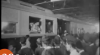Cuplikan Layar Video Presiden Sukarno dan rombongan Menaiki Kereta Api di Stasiun Cirebon dalam perjalanan kembali ke Yogyakarta. (Edisi Hari Kereta Api Nasional, 28 September)